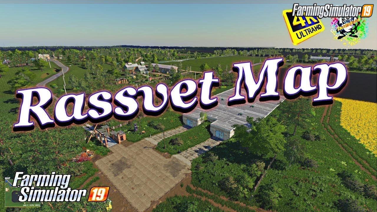 Rassvet Map v2.8 by ben686 for FS19