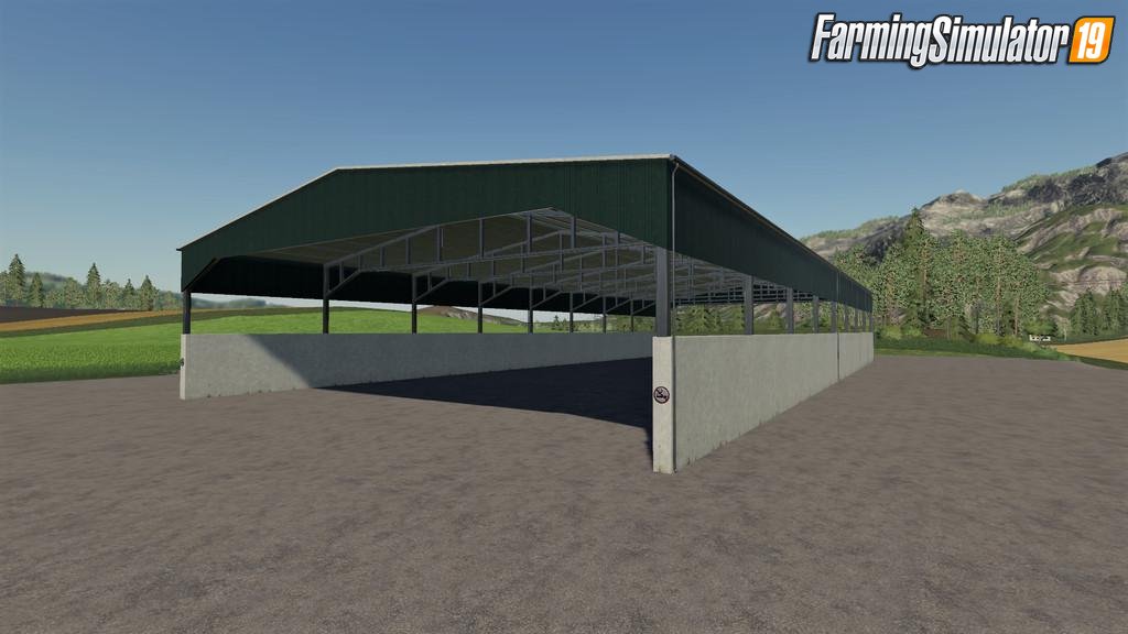 Placeable Large Grain Storage v1.0 for FS19