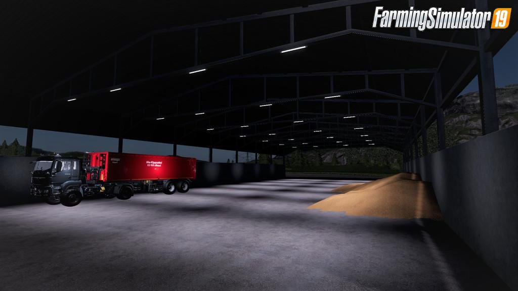 Placeable Large Grain Storage v1.0 for FS19