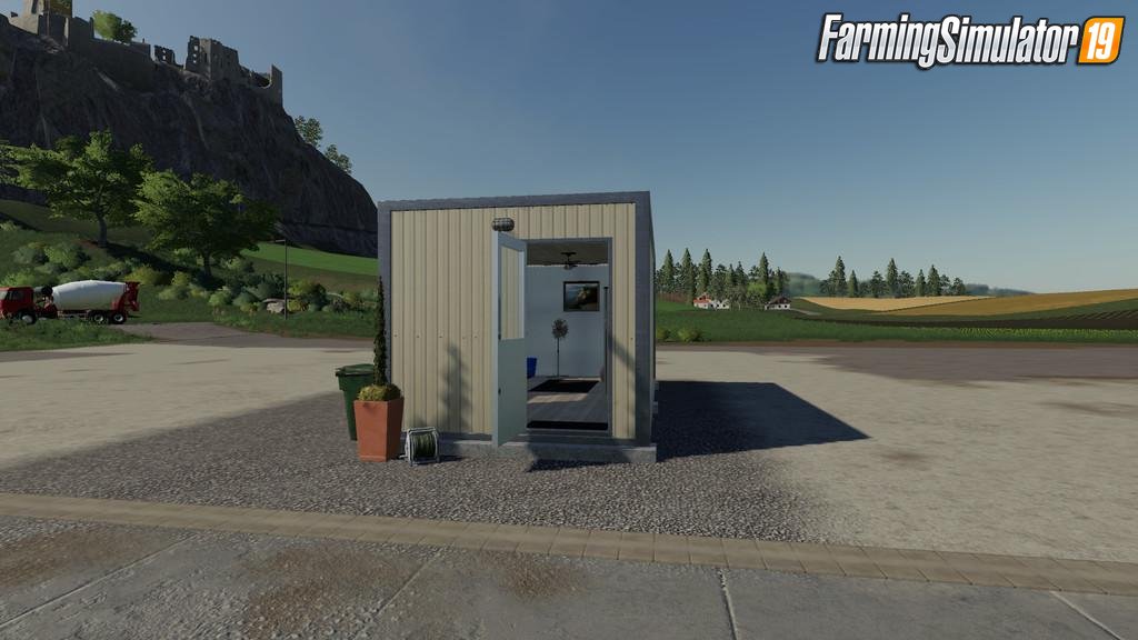 Placeable Container House v1.0 for FS19