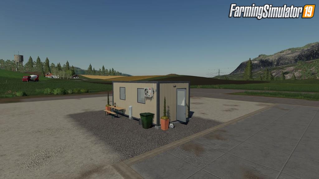 Placeable Container House v1.0 for FS19