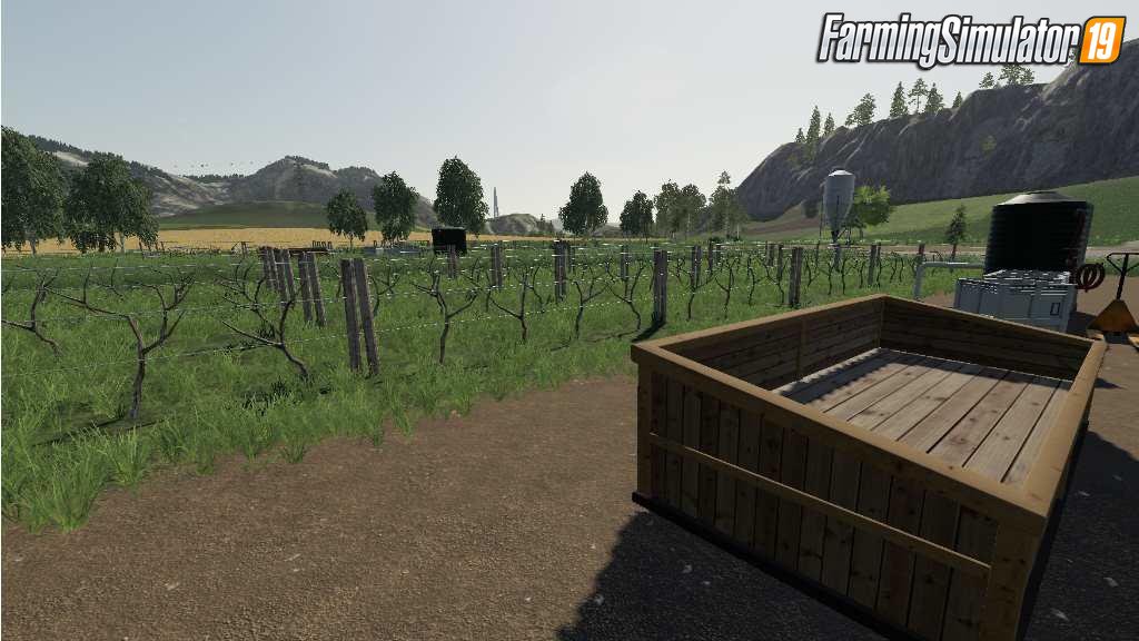 Placeable Vineyard v1.0 for FS19