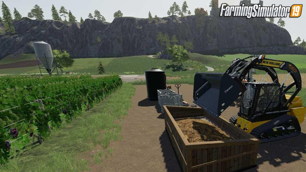 Placeable Vineyard v1.0 for FS19