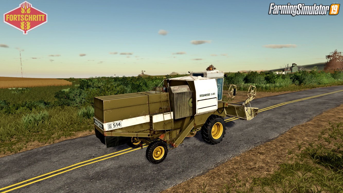 Combine Fortschritt E514 v2.0 for FS19