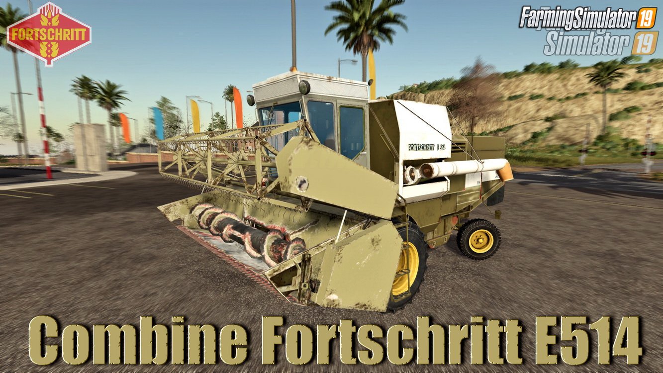 Combine Fortschritt E514 v2.0 for FS19