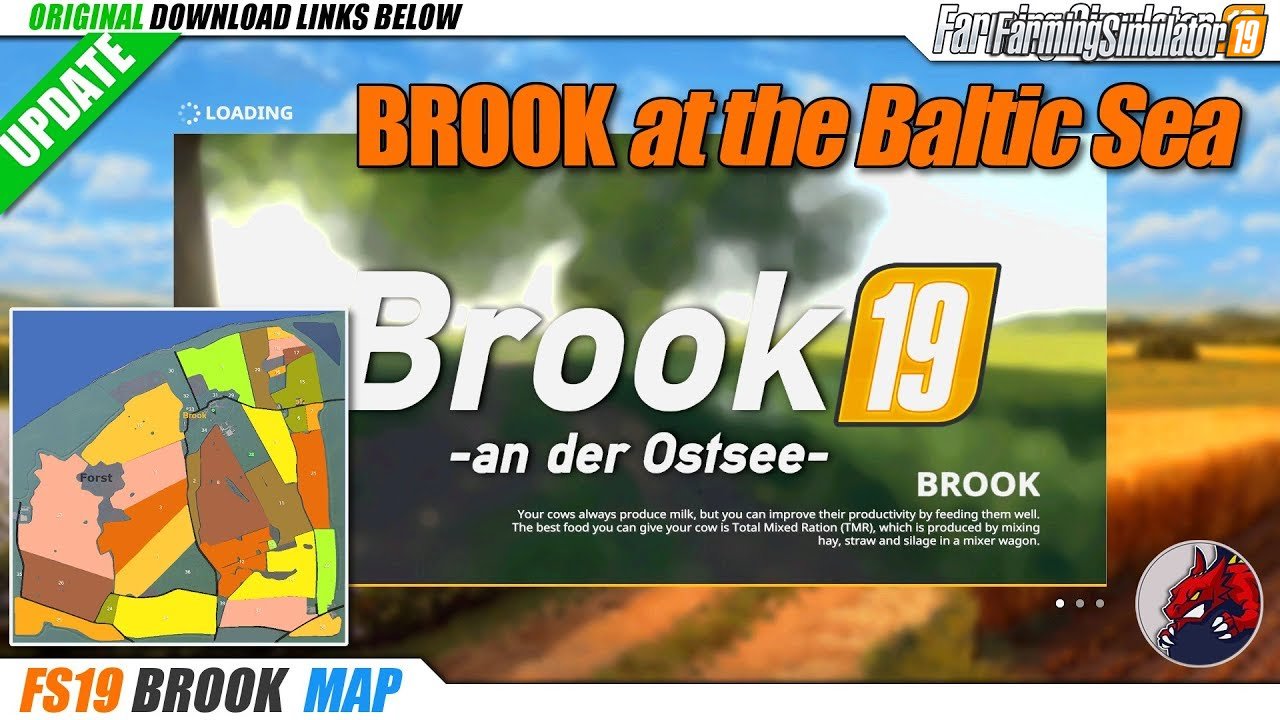 Brook at the Baltic Sea Map (Season Ready) v2.1 for FS19