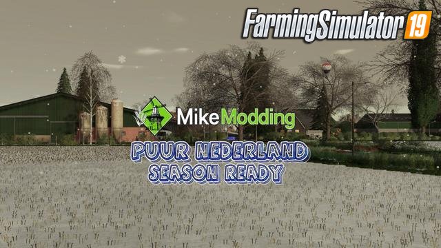 Puur Nederland Map (Seasons Ready) v2.1 by Mike for FS19