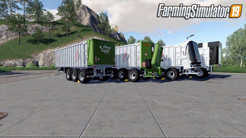 Trailer FLIEGL ASW 288 v1.0 for FS19