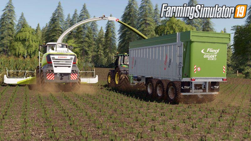 Trailer FLIEGL ASW 288 v1.0 for FS19