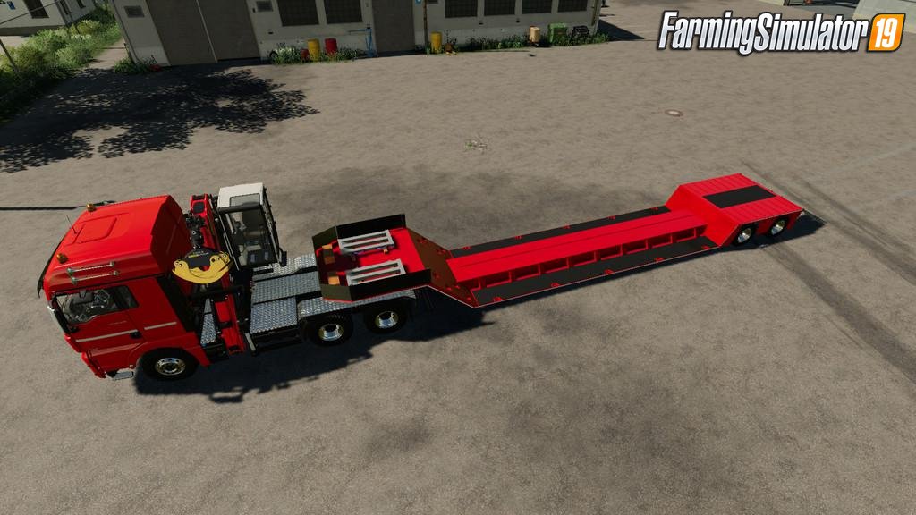 Trailer HJM Special Lowloader TLS39 v1.0 for FS19