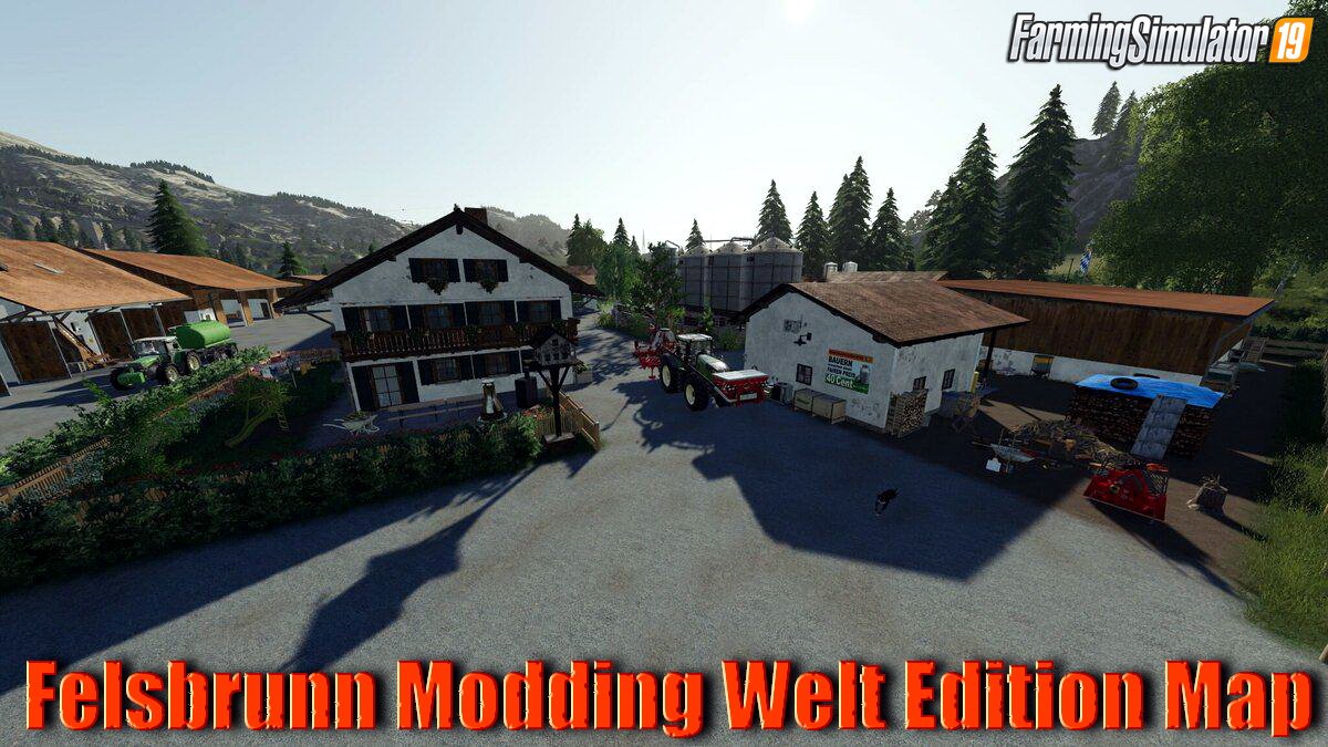 Felsbrunn Modding Welt Edition Map v1.0 for FS19