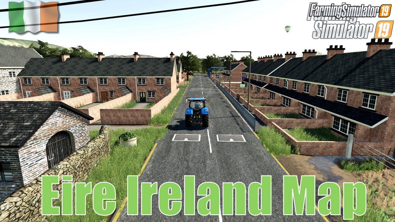 Eire Ireland Map v2.0 for FS19