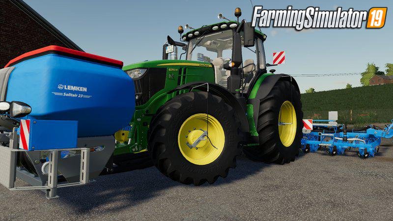 Tractor John Deere 6R v2.0 for FS19