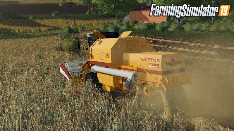 Combine Bizon 5058 Hydrostatic v1.1 for FS19