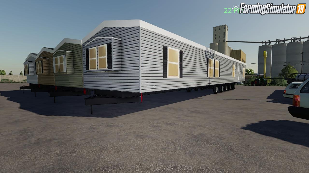 Trailer Mobile Home Pack v1.0 for FS19