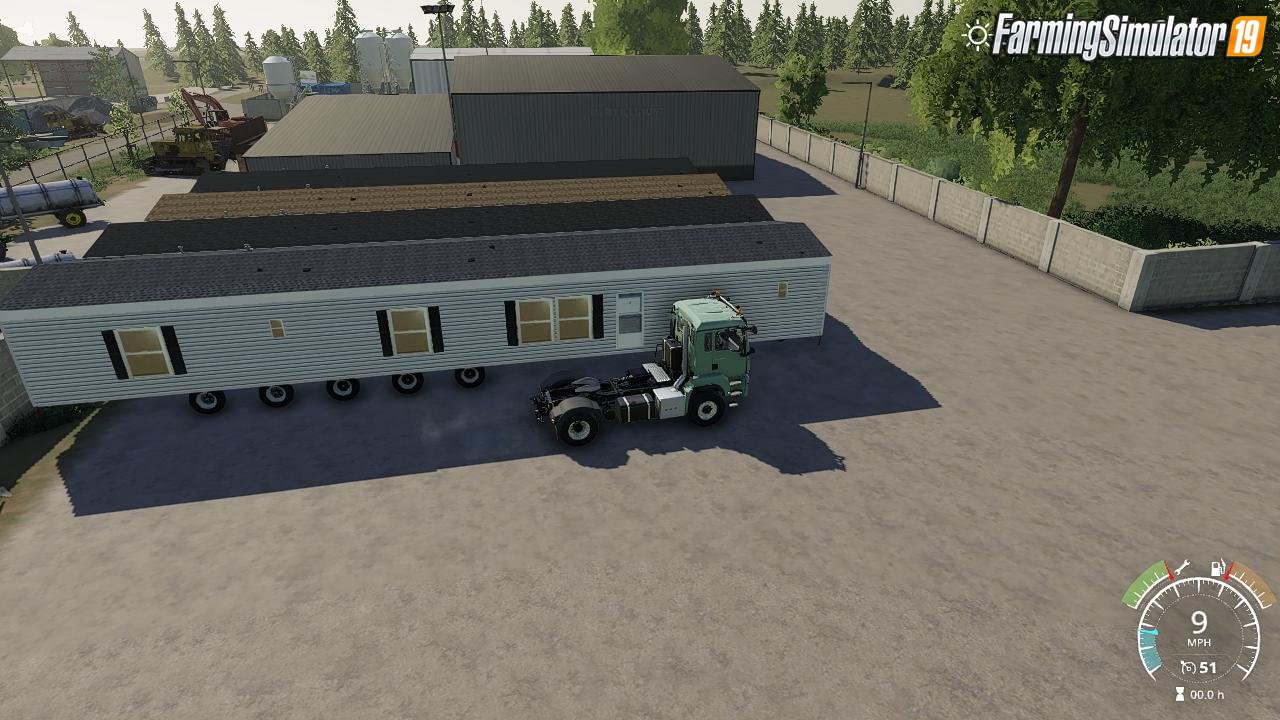 Trailer Mobile Home Pack v1.0 for FS19