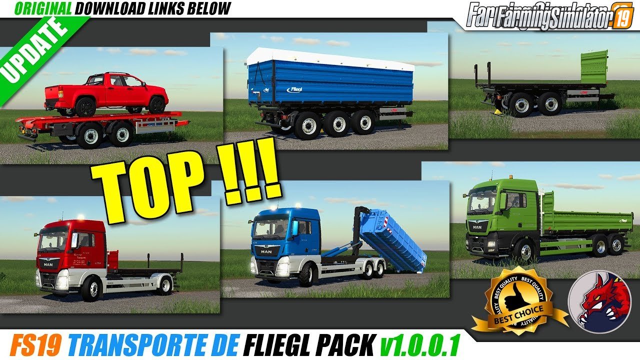 Fliegl Transport Pack v1.2 for FS19