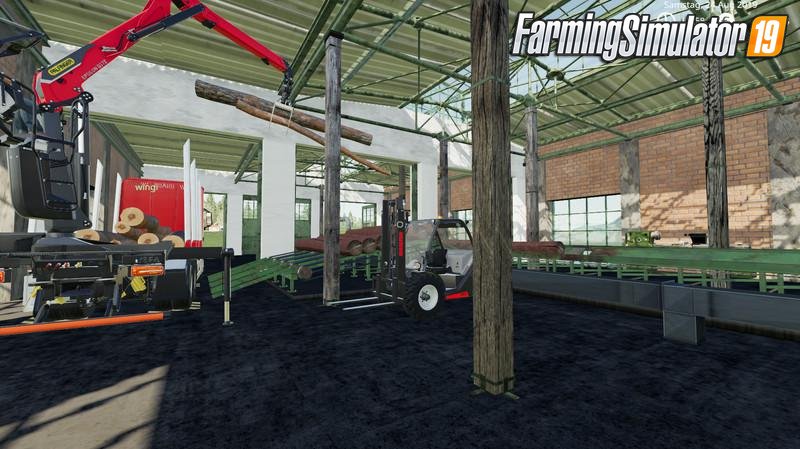 Sawmill Mod v1.1 for FS19