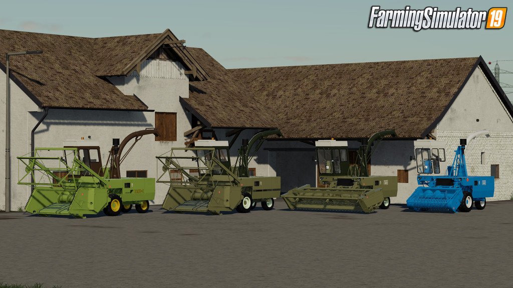 Combine Fortschritt E 281-C Pack v1.1 for FS19