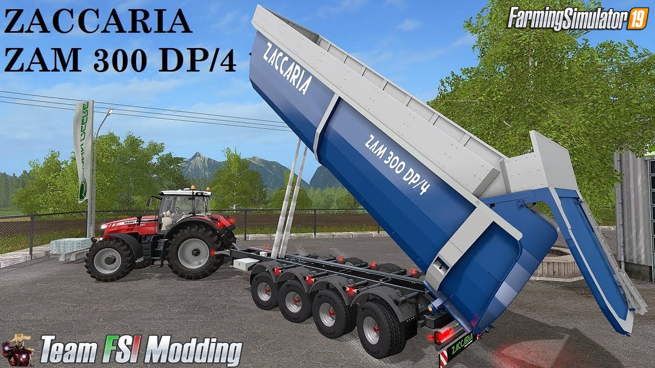 Trailer Zaccaria 300 DP/4 v1.0 for FS19