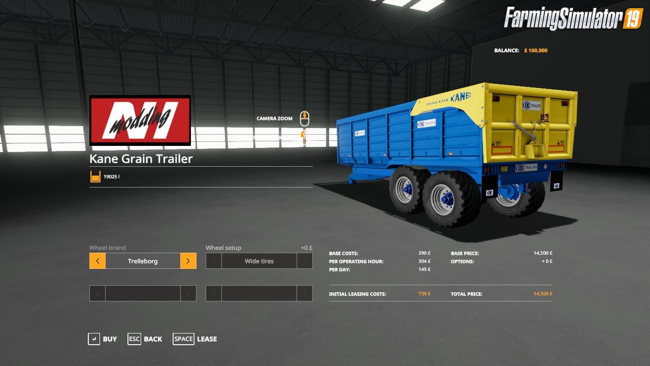 Trailer Kane Pack v1.0.0.1 for FS19