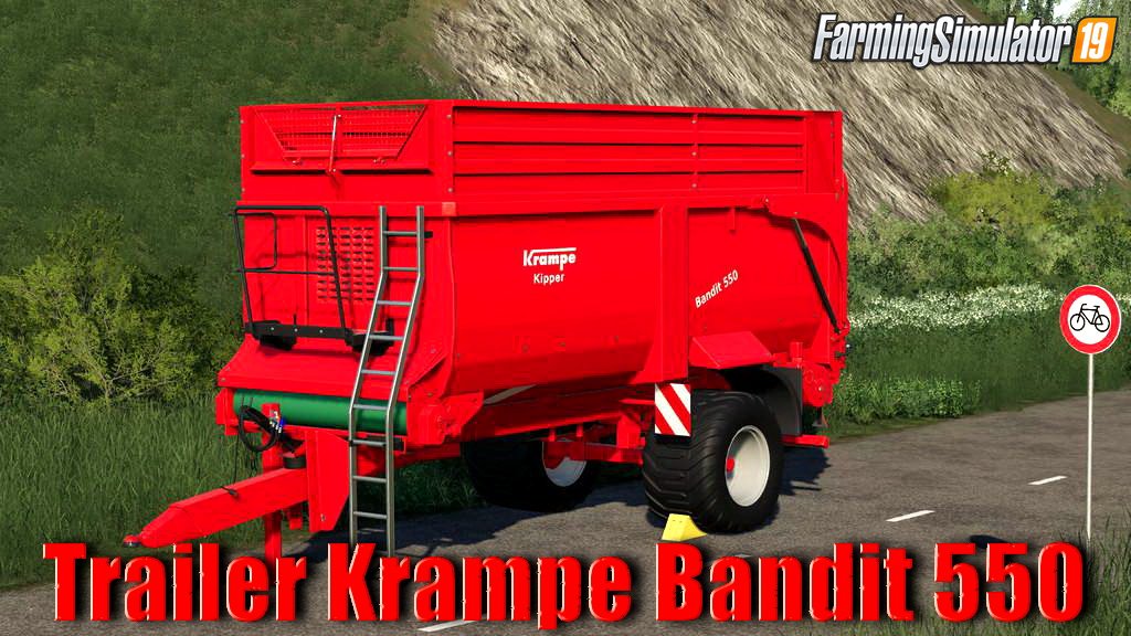 Trailer Krampe Bandit 550 v1.0.0.1 for FS19