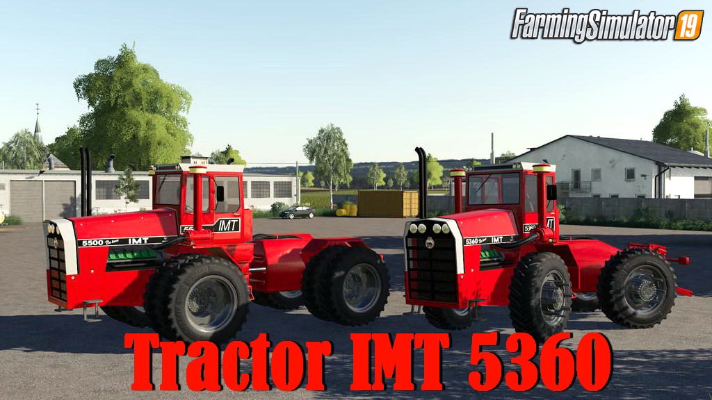 Tractor IMT 5360 v1.0.0.1 for FS19