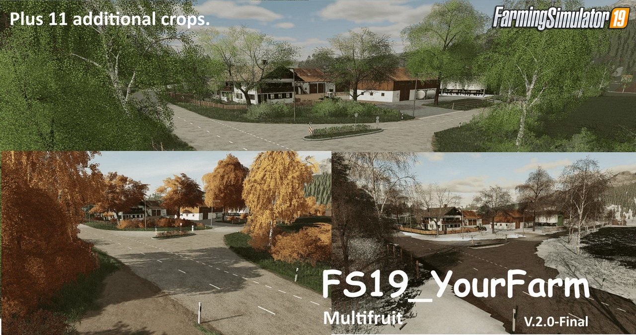 YourFarm Map by Yazu v2.0 for FS19