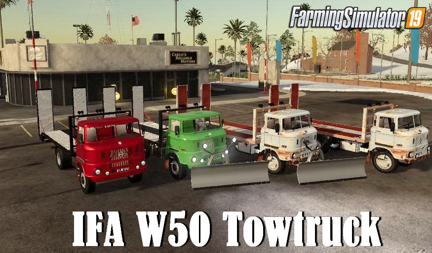 IFA W50 Towtruck v1.1 for FS19