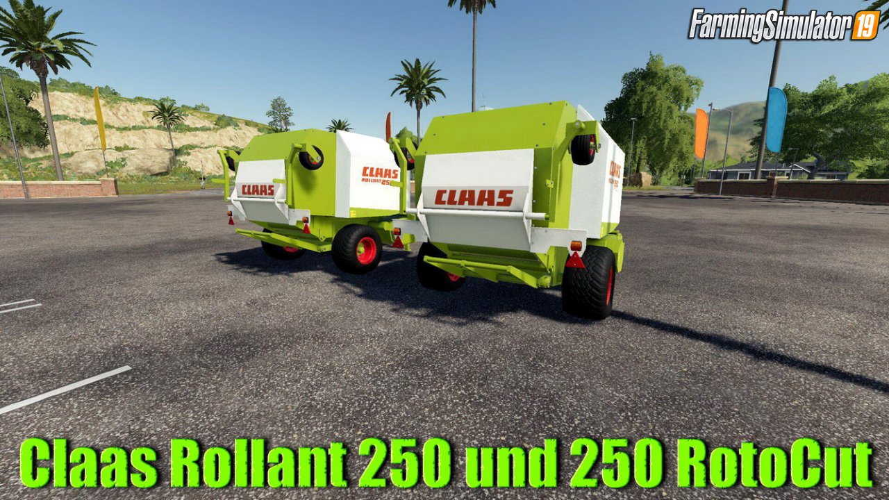 Claas Rollant 250 und 250 RotoCut v1.6 for FS19