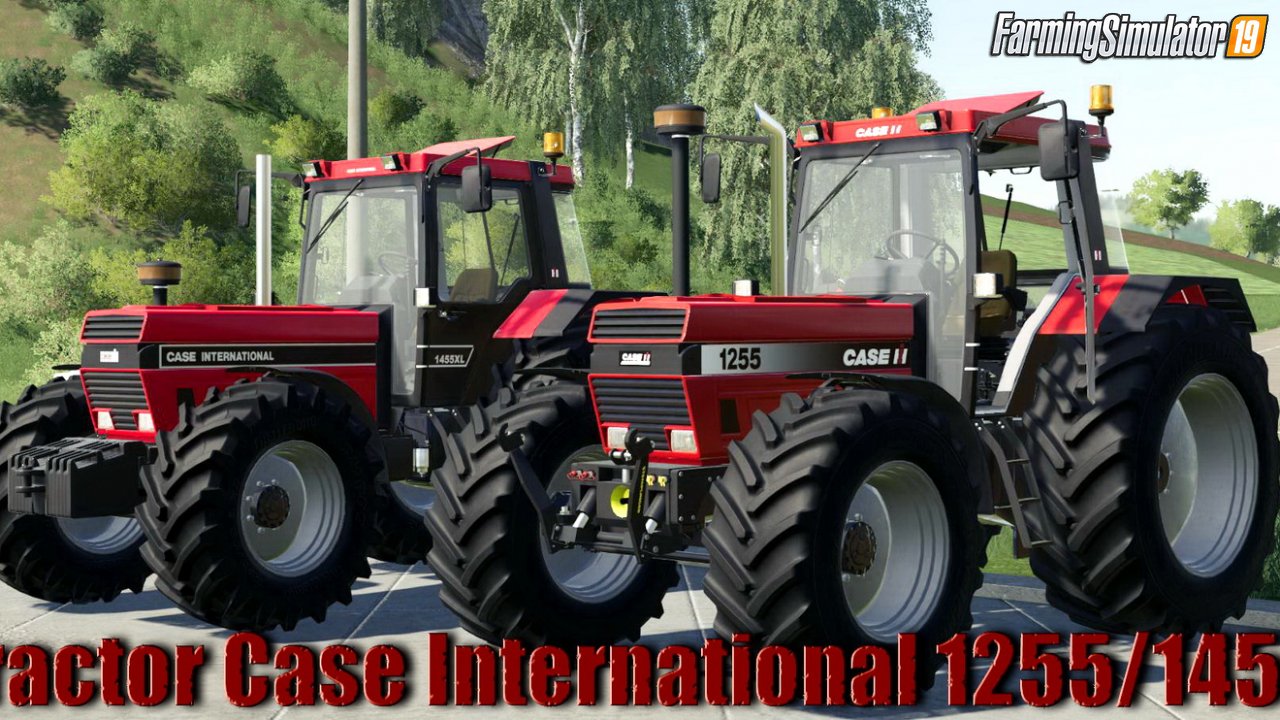 Tractor Case International 1255/1455 v1.2 for FS19