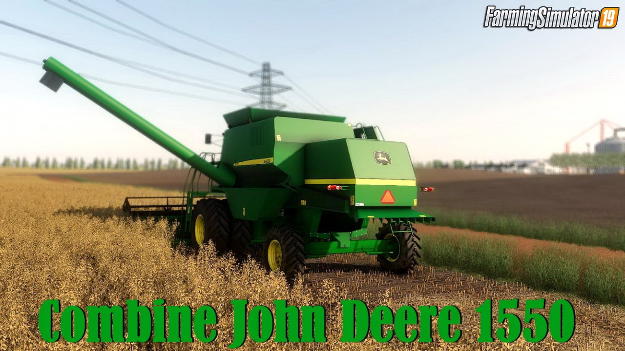 Combine John Deere 1550 v1.0 for FS19