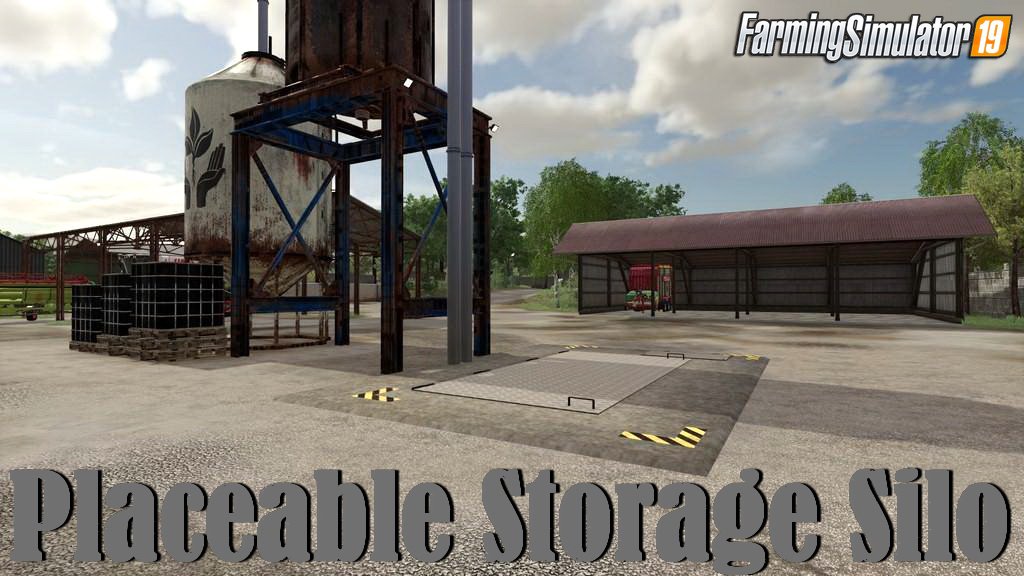 Placeable Storage Silo v2.0 for FS19