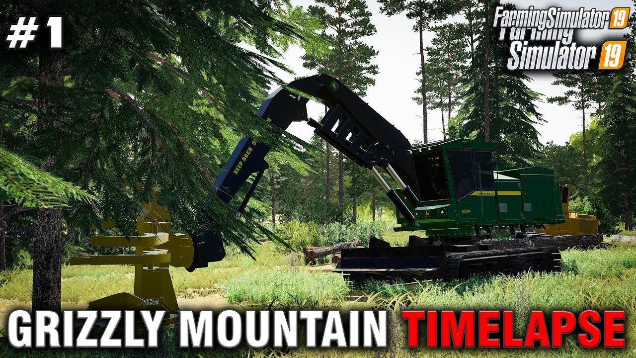 Grizzly Mountain Map Timelapse - Farming Simulator 19