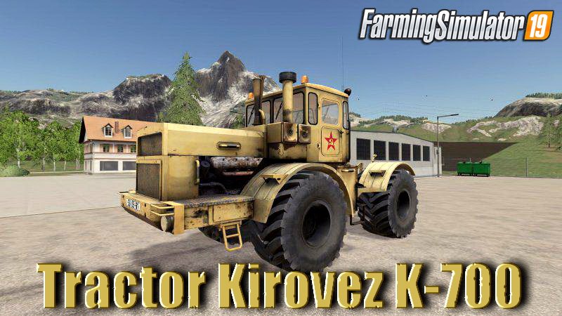 Tractor Kirovets K-700 v1.0 for FS19