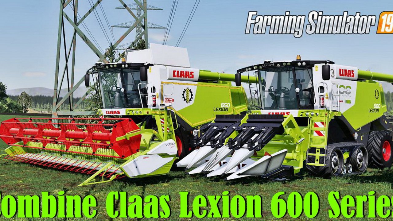 Combine Claas Lexion 600 Series v1.0 for FS19