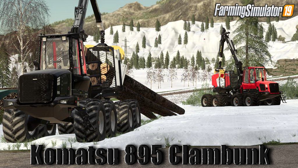 Komatsu 895 Clambunk v1.0 for FS19