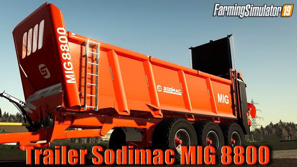 Trailer Sodimac MIG 8800 v1.0 for FS19