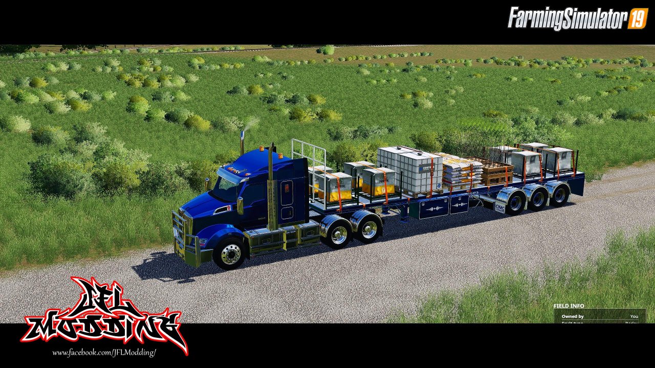 CIMC Flatdeck Trailer Pack v1.0 for FS19