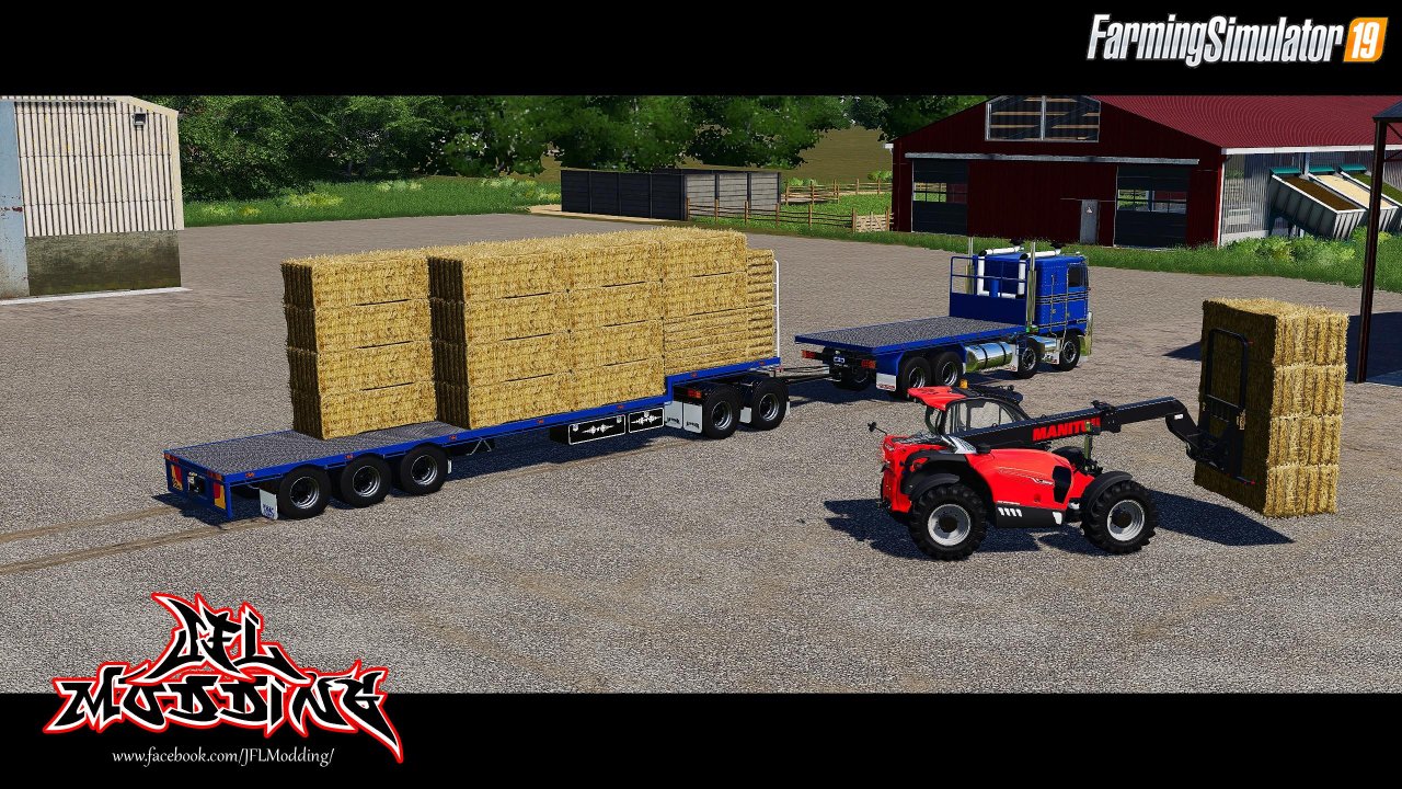 CIMC Flatdeck Trailer Pack v1.1 for FS19