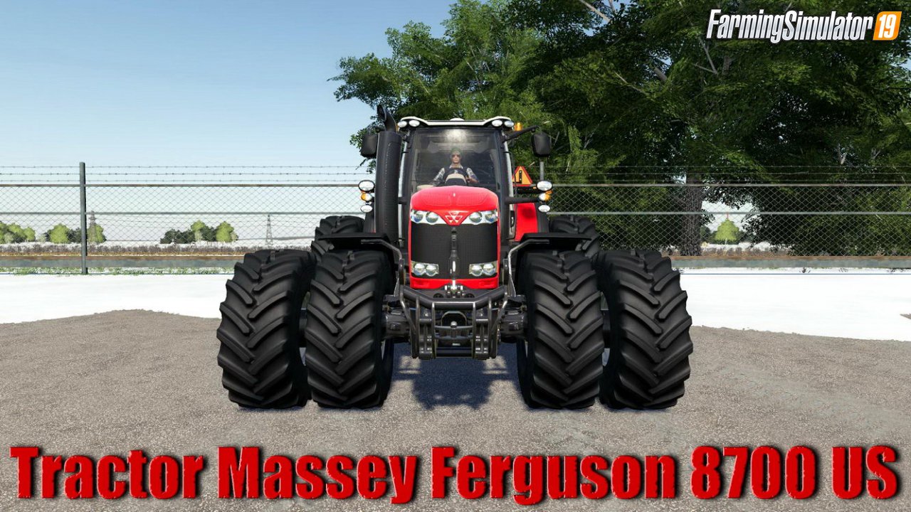 Tractor Massey Ferguson 8700 US v1.0 for FS19