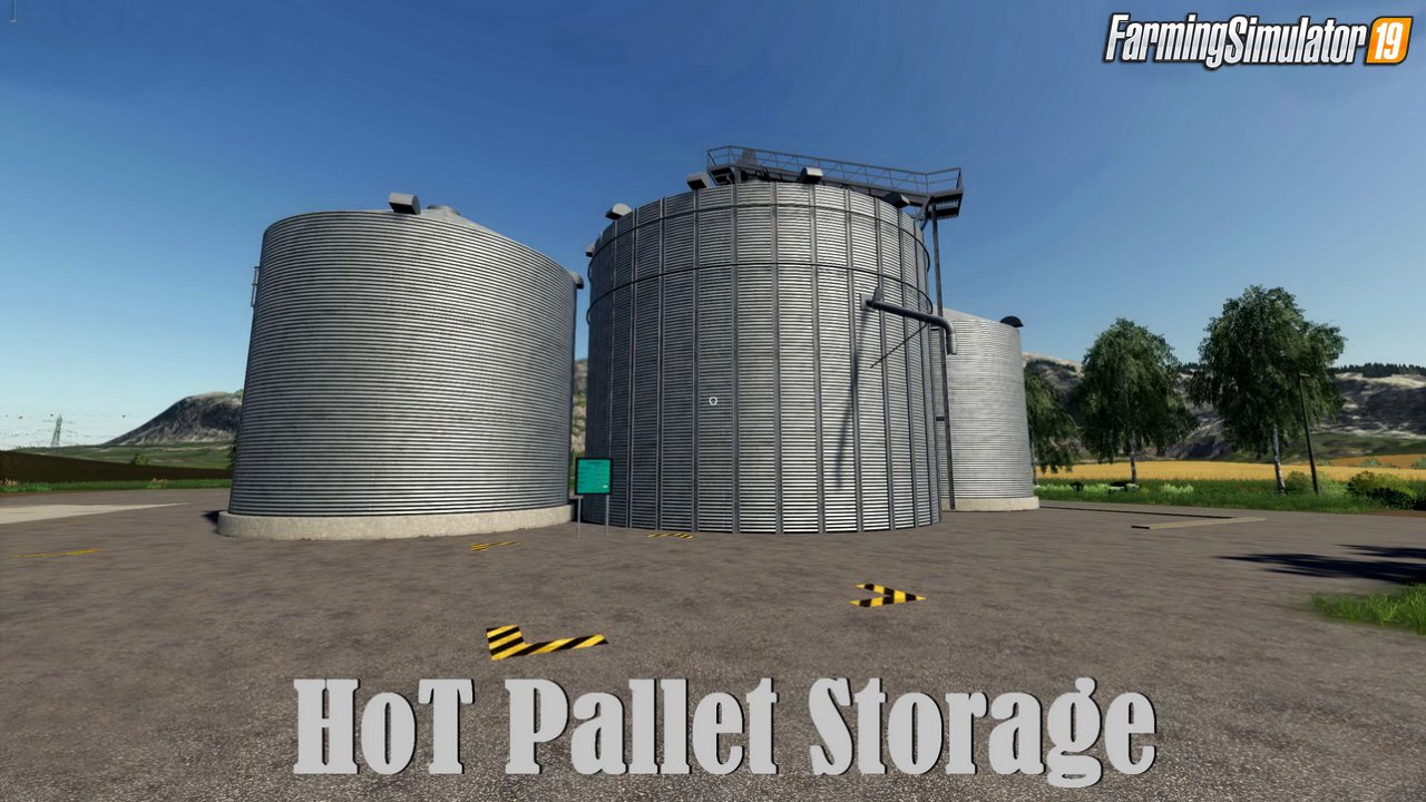 Placeable HoT Pallet Storage v1.0.3 for FS19