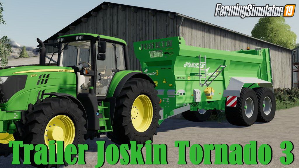 Trailer Joskin Tornado 3 v1.1 for FS19