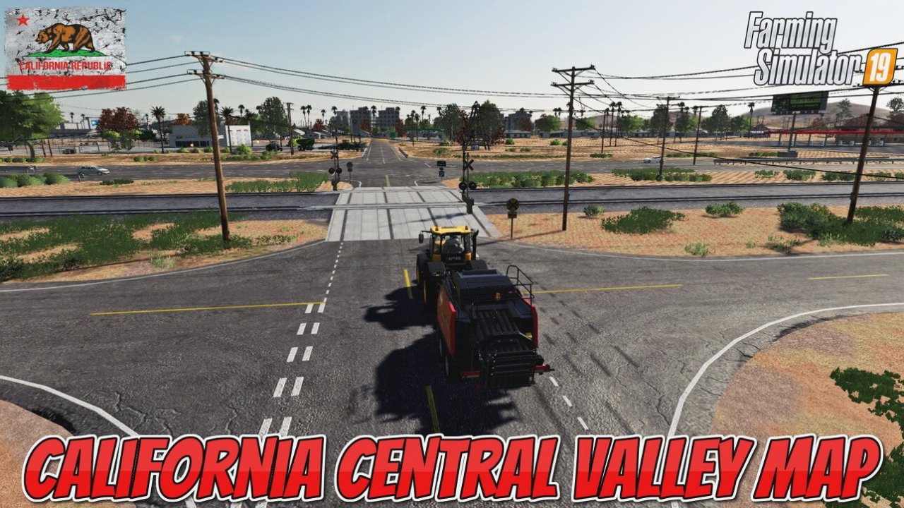 California Central Valley Map v3.0 for FS19