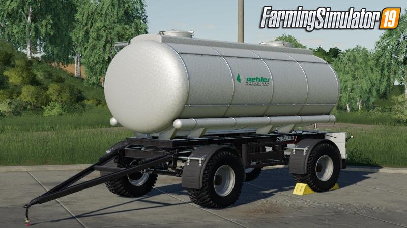 Trailer Liquid transport barrel MK12_vII v1.0 for FS19