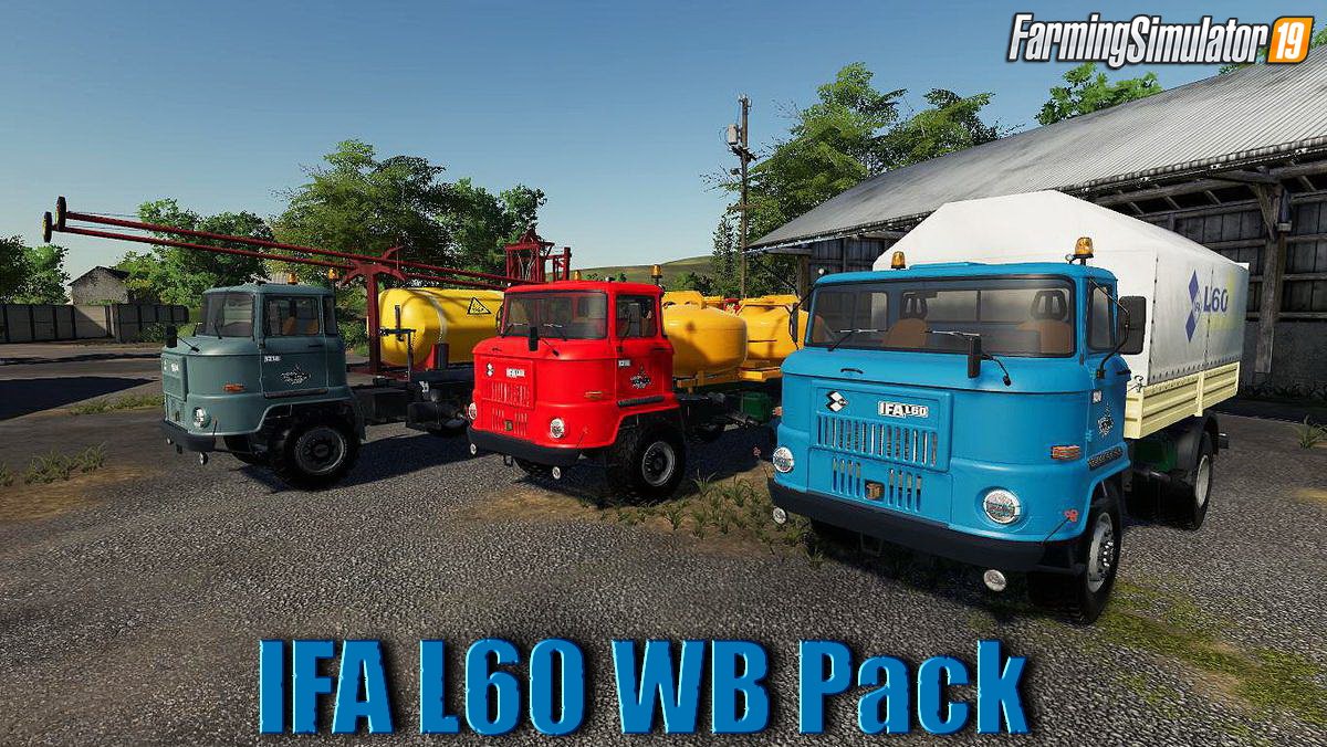 IFA L60 WB Pack Trucks v1.0 for FS19