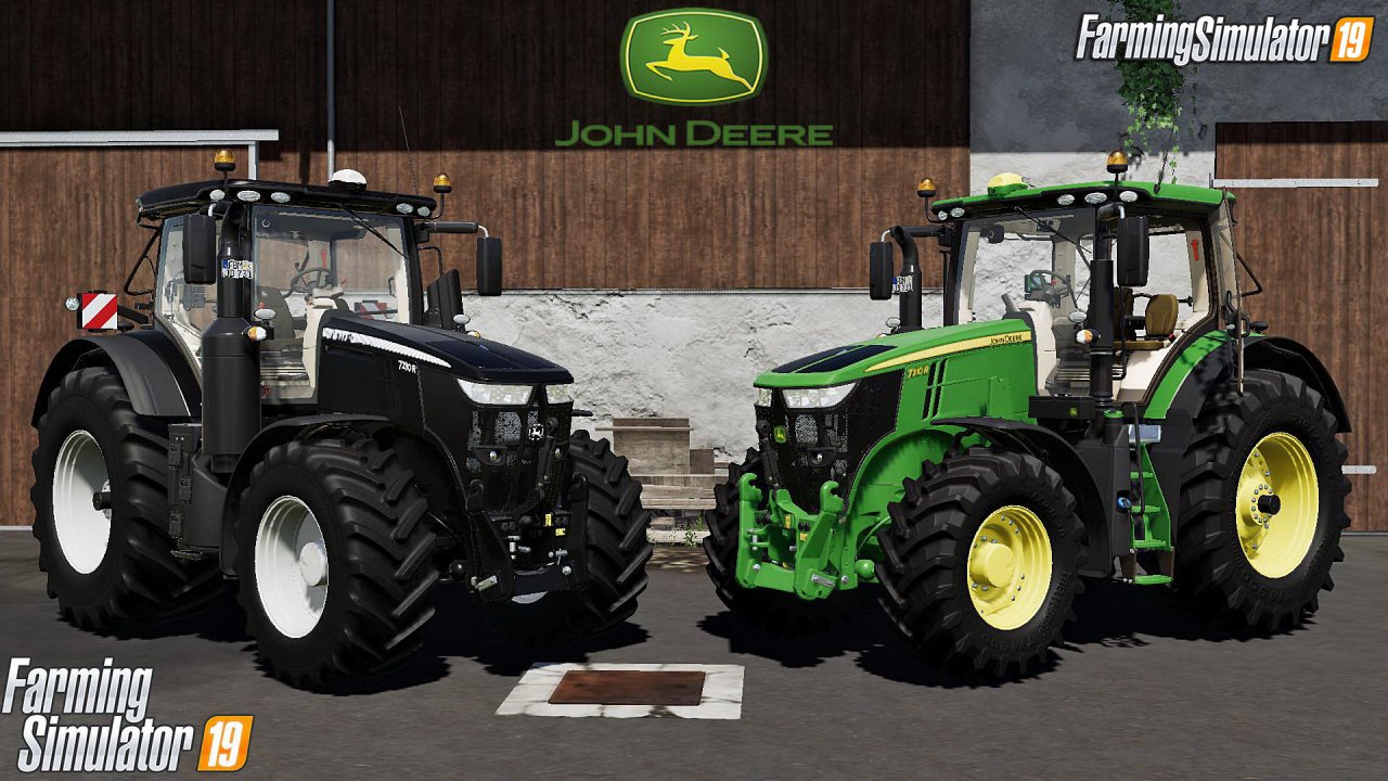 John Deere 7R Series v1.0 by DrunkenMaster for FS19