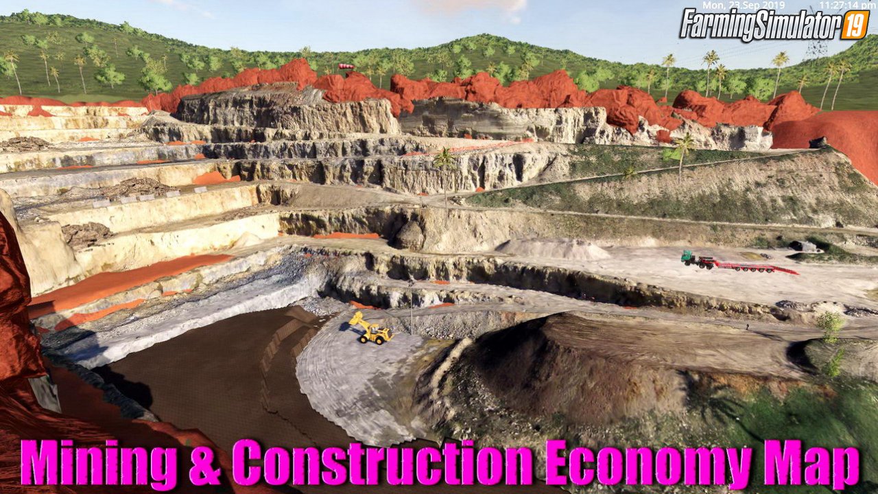 Mining & Construction Economy Map v0.8.1 for FS19