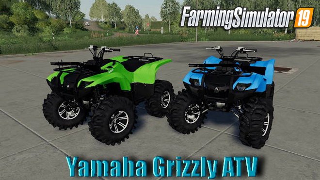 Yamaha Grizzlу ATV v1.0 for FS19