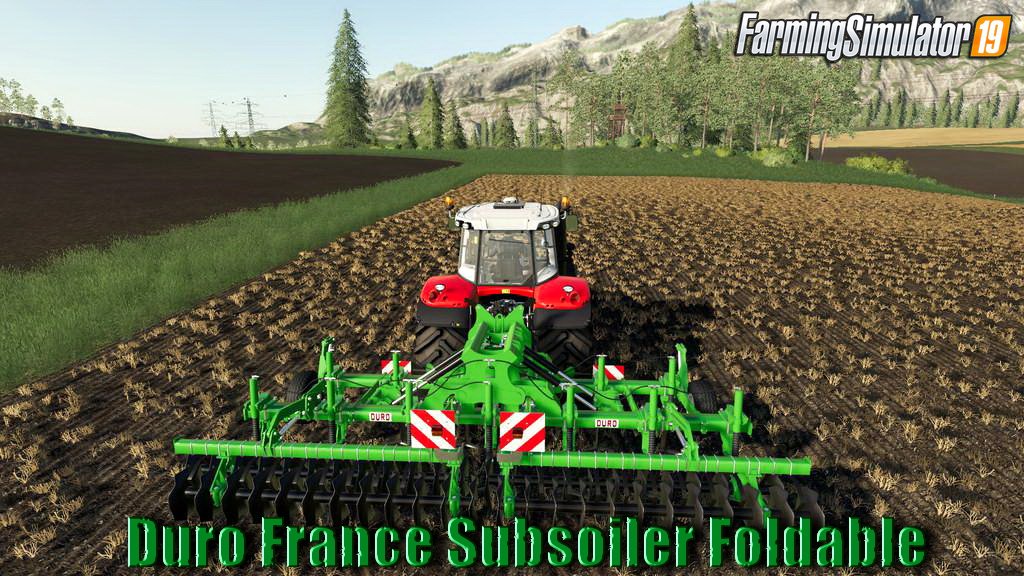 Duro France Subsoiler Foldable v1.0 for FS19